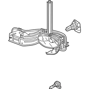 Top Pick Genuine Honda 33901-TE0-315Foglight Unit, Passenger Side
