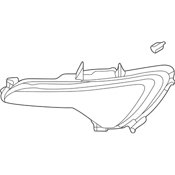 Genuine Kia 922023W000Front Fog Lamp Assembly, Right Reduced Price