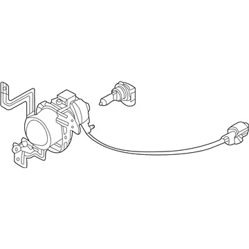 Genuine Kia 92201M7000Front Fog Lamp Assembly One Day Deal