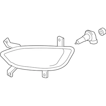Genuine Kia 922021W010Front Fog Lamp Assembly, Right Don’t Miss Out
