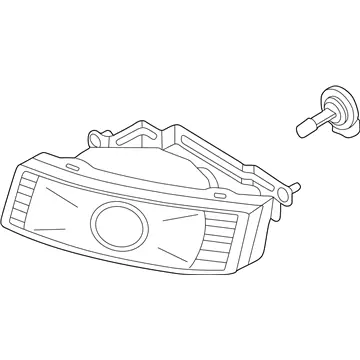 New Release Genuine Kia 922023C000Front Fog Lamp Assembly, Right