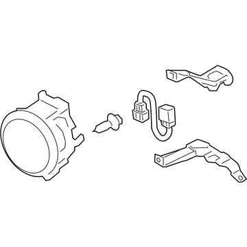 Genuine Kia 922011U000Front Fog Lamp Assembly, Left Instant Buy