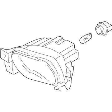 Genuine Kia 92202FD000Front Fog Lamp Assembly, Right Bargain