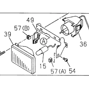 Genuine Honda 8-97288-898-0Lamp Assembly Fog Final Sale