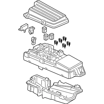 Genuine Honda 38250-SDA-A12Box Assembly, Relay Popular