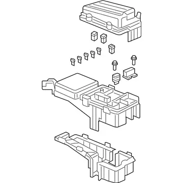 Genuine Honda 38250-SHJ-A01Box Assembly, Relay Professional Grade