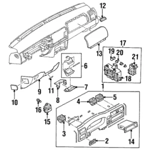 Bulk Order Genuine Honda 8-97126-513-0Box Assembly, Relay & Fuse Body Harness