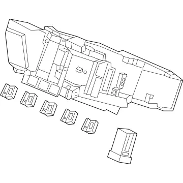 Affordable Genuine Acura 38200-TYA-A01Box Assembly, Fuse
