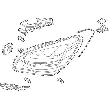 No Minimum Order Genuine Kia 92101J6120Driver Side Headlight Assembly