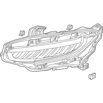 Genuine Honda 33150-TEG-A11Headlight Assembly, Driver Side Genuine