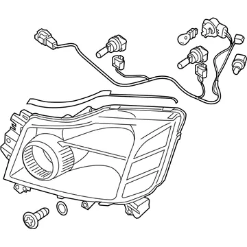 Wholesale Genuine Nissan 26060-9GA0BDriver Side Headlight Assembly