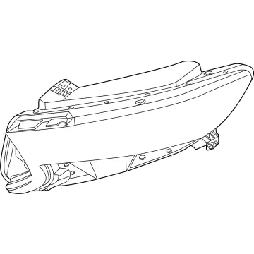 Markdown Genuine Kia 92101F6530Driver Side Headlight Assembly