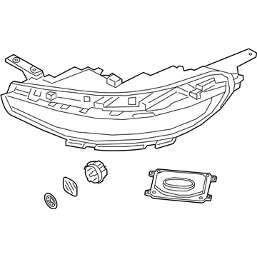 Genuine Kia 92101J2100Driver Side Headlight Assembly Handmade